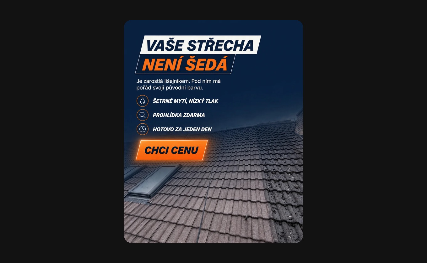 HYDROCORE: Čištění střech