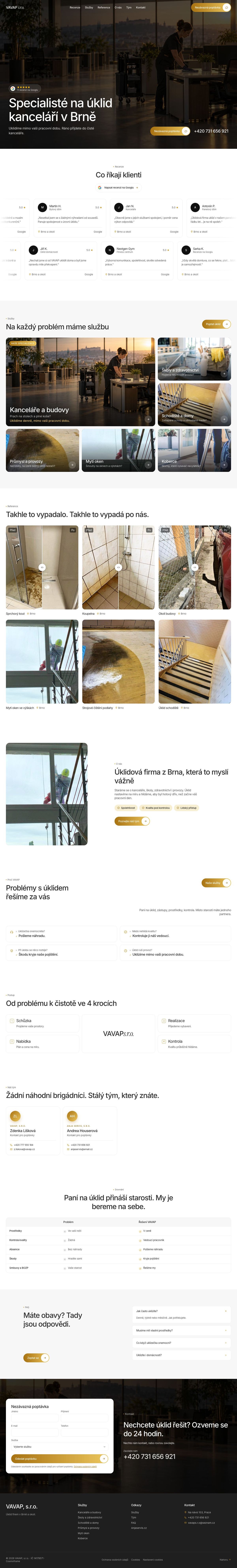 ANJA servis: One next step, on every phone website