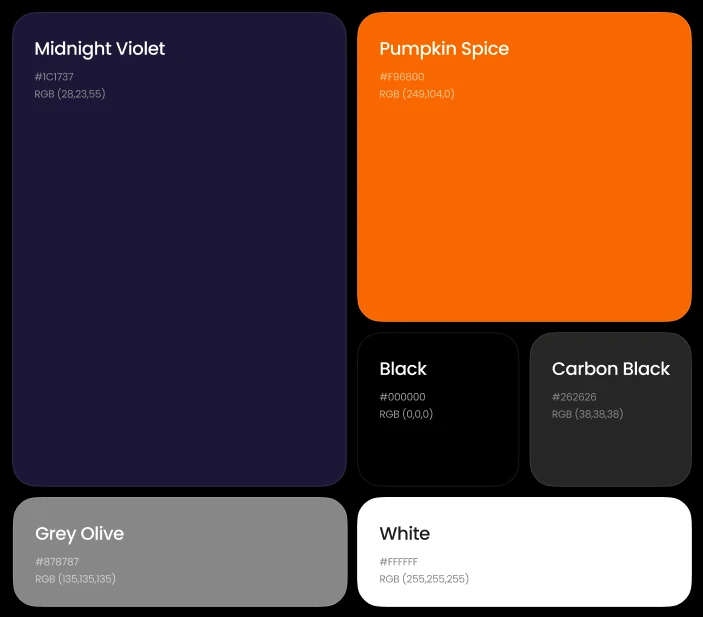 Automotive scoring — colour palette