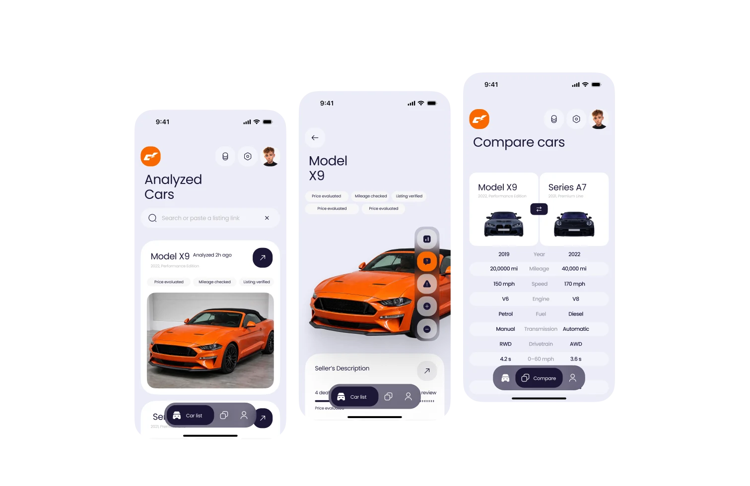 CarScoring — automotive AI app