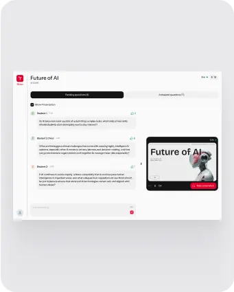 VUT Slides — participant chat